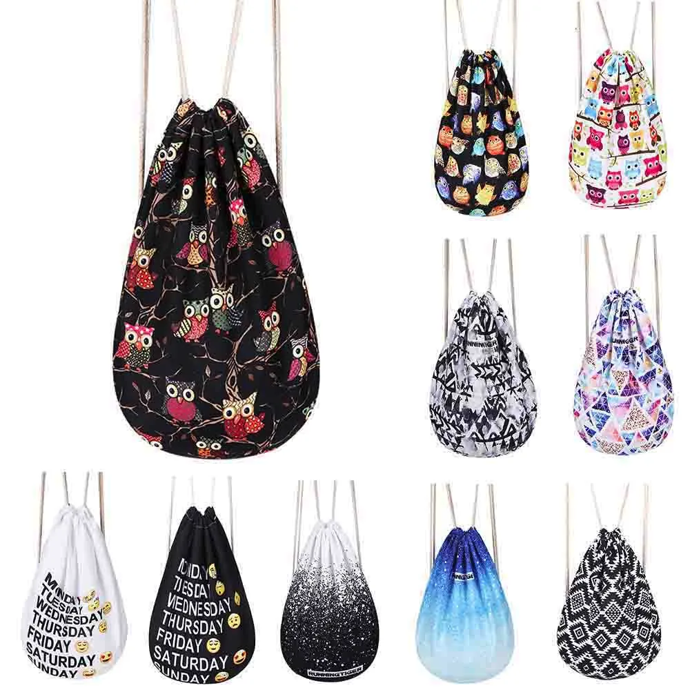 

2018 new fashion Women Emoji Backpack 3D Printing travel softback women mochila drawstring bag mens dropshipping