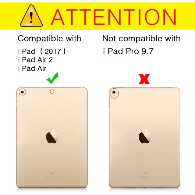 Чехол для Apple ipad 9,7 дюйма Противоударная защитная оболочка чехол для ipad air 1/2 Tablet чехол из искусственной кожи