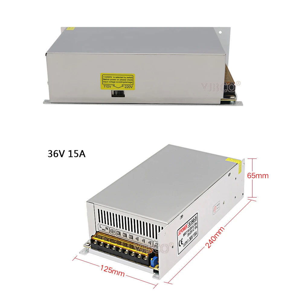 DC36V 3A/10A/15A led Регулируемый коммутации Питание AC110V 220 V до 36 v DC Светодиодный драйвер Трансформатор для Светодиодные ленты свет ЧПУ