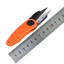 Из нержавеющей стали в форме креветок портативные рыболовные многофункциональные пластиковые Ножницы Триммер для троса снаряжение складное рыболовное оборудование