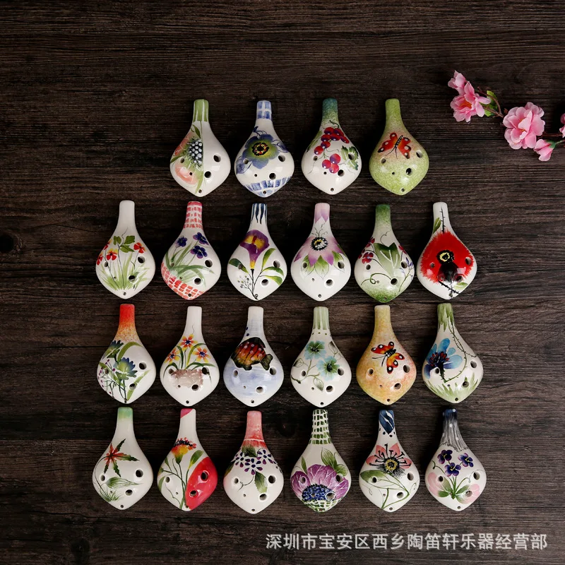 

In 2018 new product 6 hole AC adjustable ocarina beginner instrument beginner students teaching promotion of ocarina