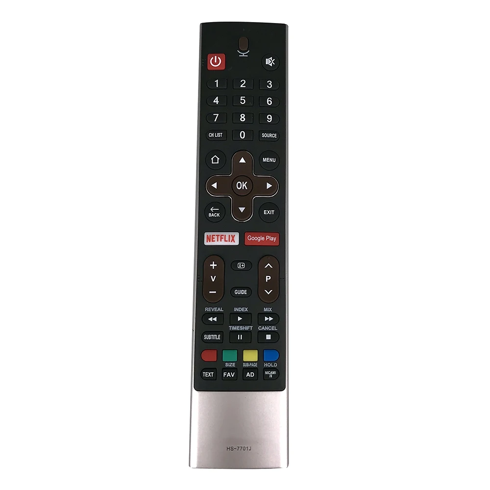 

New Original HS-7701J For Skyworth TV Voice Remote Control With Netflix Google Play