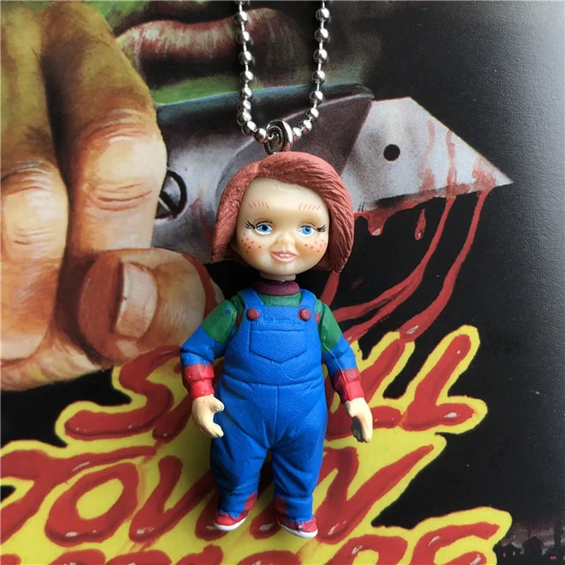 Оригинальный комплект гаража 6 см игрушка для детей кукла Chucky невеста и сын