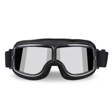 Clásico gafas retro para motocicleta gafas Vintage Moto gafas para el casco de protección UV