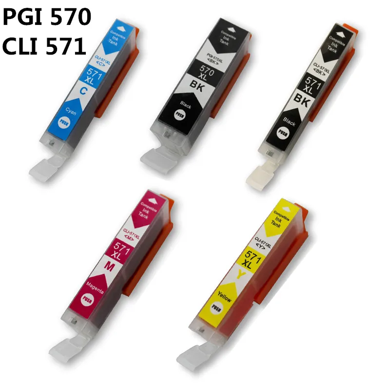 

PGI570 CLI571 Ink Cartridges for Canon Pixma MG5750 TS5050 MG5751 MG5753 MG6850 MG6851 MG6852 TS5051 TS5053 TS5055 TS6050 TS6051