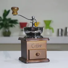 Ручная кофемолка для домашнего рукопожатия Ретро Керамическая основная маленькая мельница специальная кофемолка