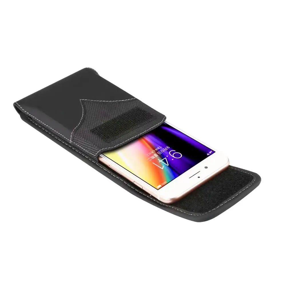 Чехол для телефона на липучке с поворотным поясом сумки iPhone 6 6s 7 8 Plus X XR XS Max ZTE AXON 10