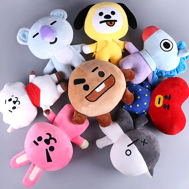 Кукла Bts плюшевые мягкие игрушки Подушка BTS кролик Альпака собака Любовь Сердце