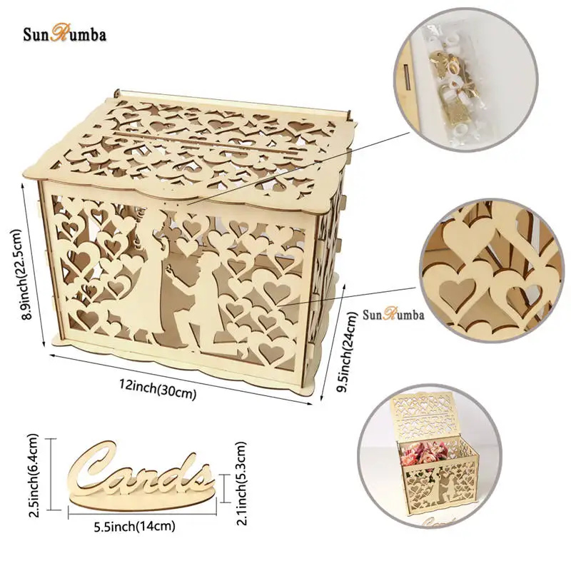 Wedding card box MUW-334-08