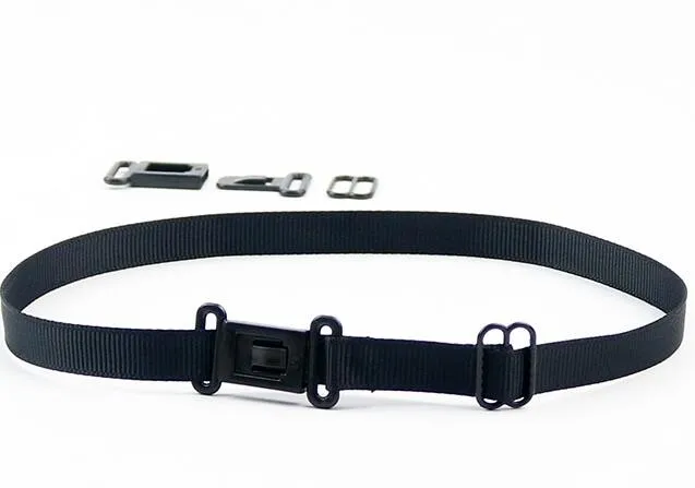 

50\100 sets plastic Hardware Sets adjustable tape accessories black clasps & hooks eye set bow tie clip buckles
