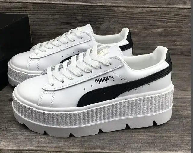 fenty by rihanna suede cleated creeper