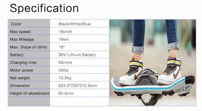 electric scooters adults one wheel skateboard one single wheel electric skateboard hoverboard with bluetooth speaker led lights (8)