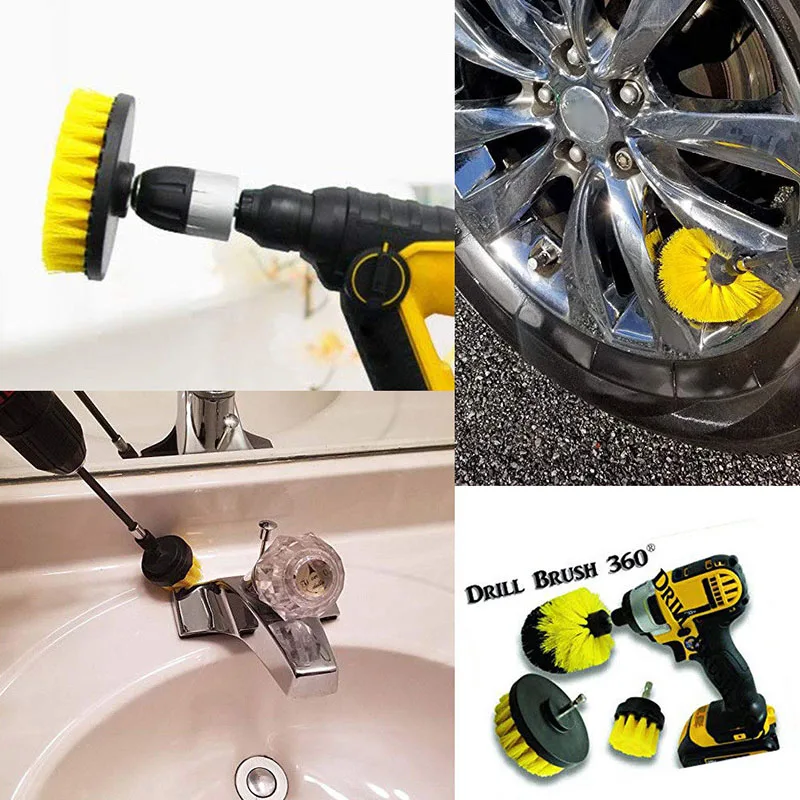 

10Pcs/Set Tile Grout Power Scrubber Cleaning Drill Brush Kit Scrub Tub Cleaner Tools LAD-sale
