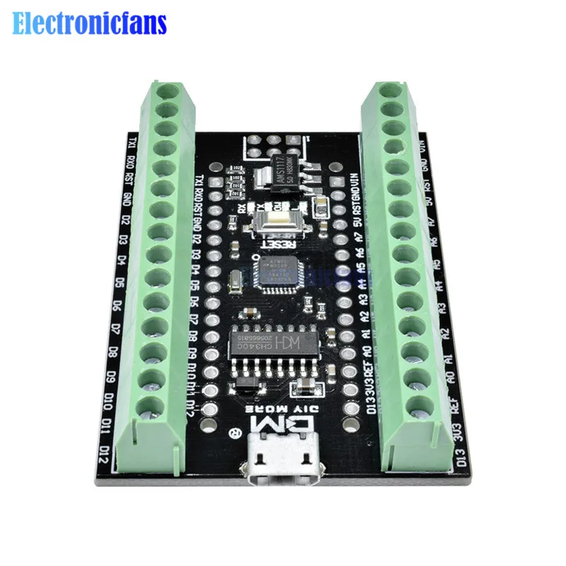 CH340G CH340 Nano V3.0 3 0 ATMEGA328P терминальный модуль Плата расширения микроконтроллер Micro USB