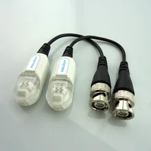 1 pair Anti Thunder Twisted Cctv Video Balun Passive Video Transceiver Bnc Cat5 Utp for DVR BNC Connector for Security Camera