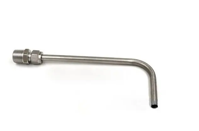 

Center pickup - 3/8" O.D. Tube, 1/2"Male NPT x 3/8" Compression Fittings, Kettle dip tube,STAINLESS STEEL DIP TUBE false bottom
