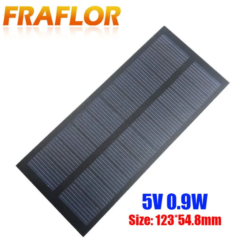 

0.9W 5V Solar Cell PET Laminated Polycrystalline Solar Panel Solar Module Portable DIY Solar Battery Solar Charger