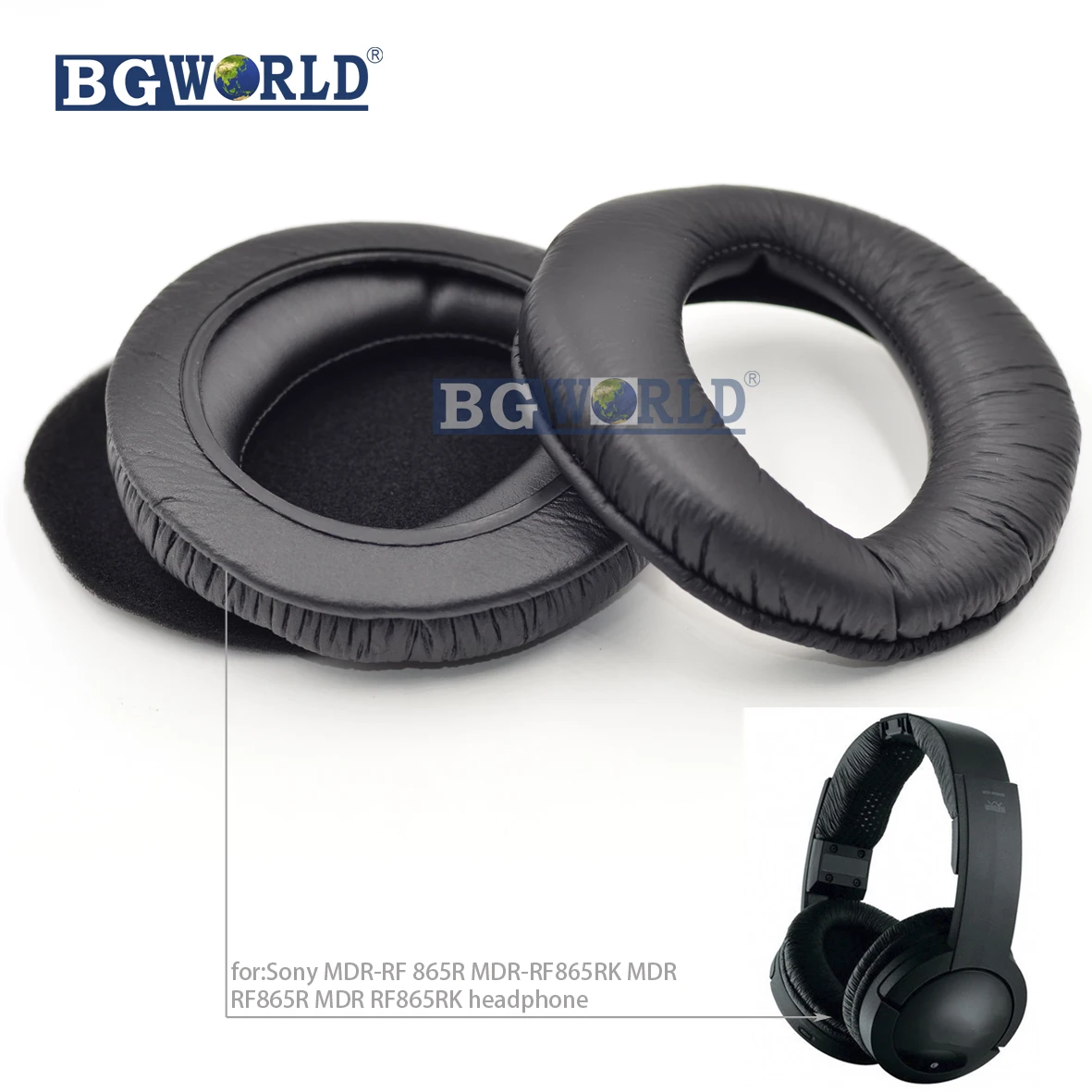 Подушка для наушников BGWORLD 105 мм губчатые амбушюры Sony MDR RF 865R RF865RK RF865R