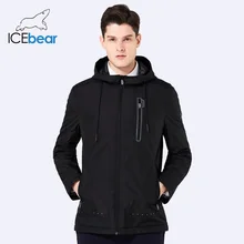 ICEbear 2018 new men’s warm jacket man fashion coat windproof hat high quality autumn brand casual clothing BMWC18006D