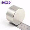 1pcs Magnet N52 50x30mm Hot Round Strong magnet Rare Earth N35 N40 D40-60mm Neodymium Magnet powerful permanent magnetic ► Photo 1/5