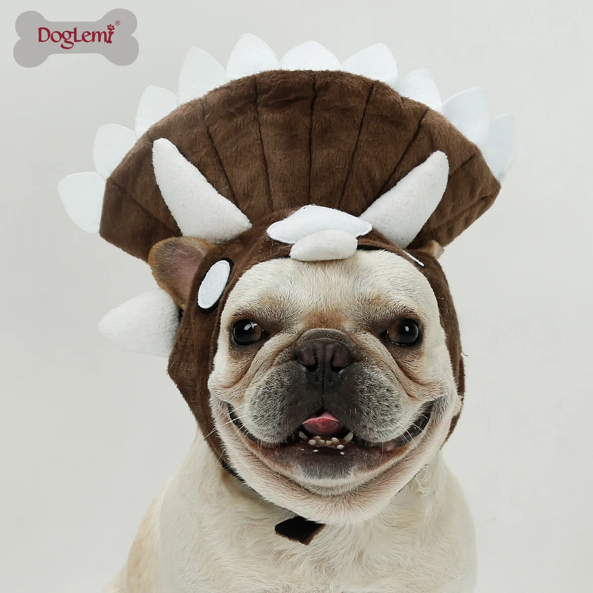 

Halloween Pet Dog Headgear Triceratops Dog Dinosaur Hats Pet Cat Dog Headdresses Pet Costume Cap Headwear