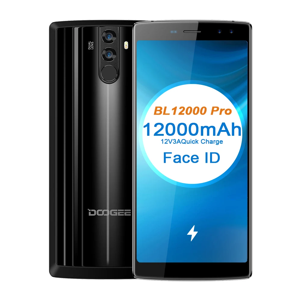 DOOGEE BL12000 Pro MTK6763T 2 5 ГГц Octa Core 6 0 'ཎ: 9FHD + 12000 мАч ГБ Оперативная память 128