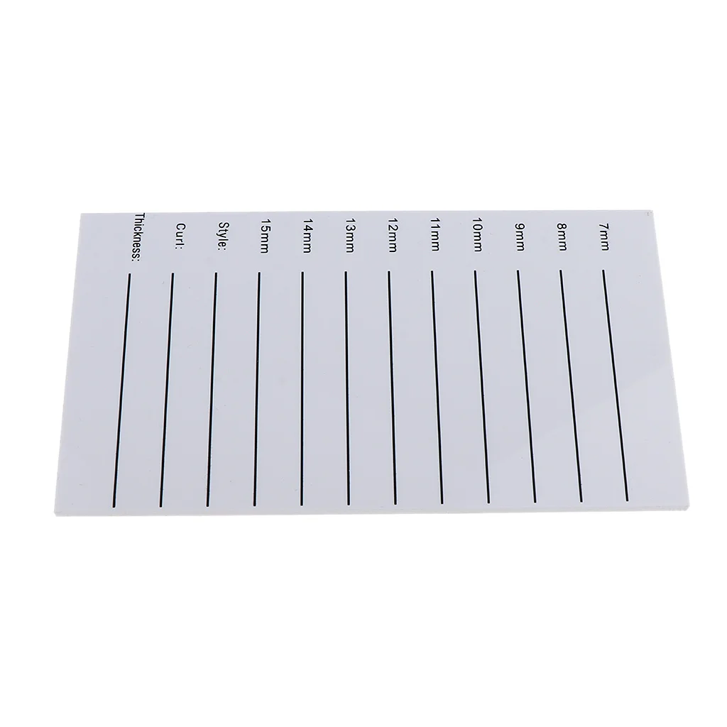 Plastic Eyelash Extension Tray Glue Pallet Holder Pad Lash Plate Stand Board