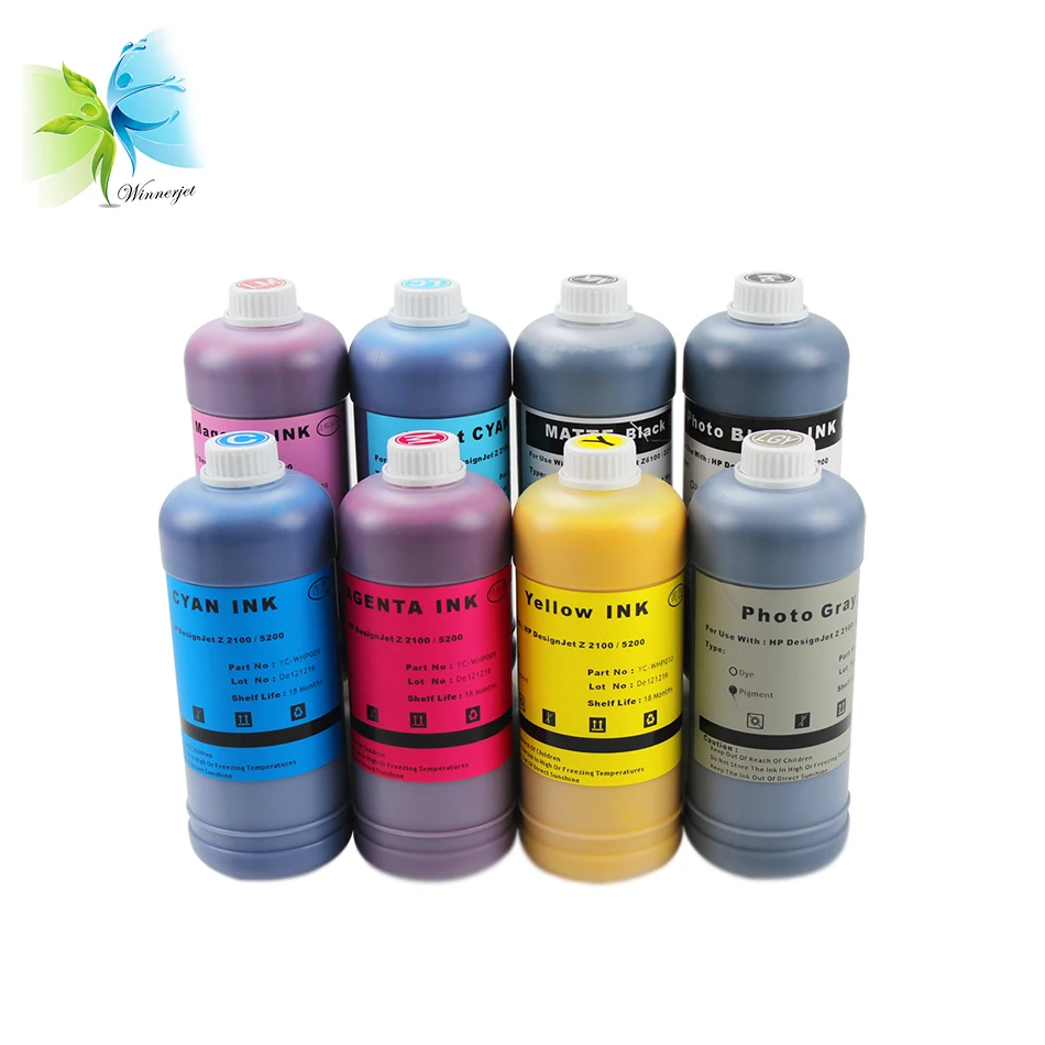 

Replacement 12 Colors Pigment Refill Ink for HP 70 73 Designjet Z2100 Z5200 Z3100,Z3200