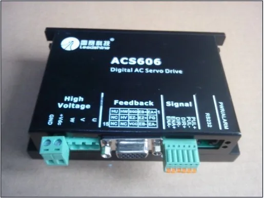 

wholesale 3 pcs a lot Leadshine AC servo drives ACS606 work 24- 60 VDC Out 0A to18A Fit BLM57180-1000 Brushless servo motor