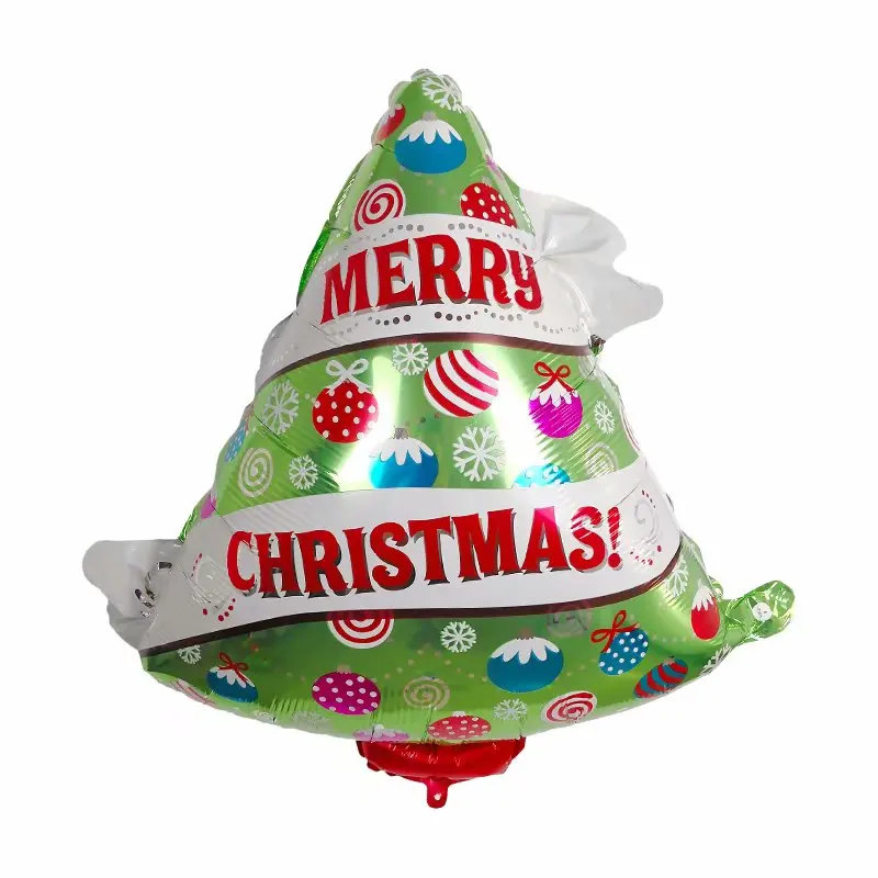 Рождественские шары Санта-Клаус, фольгированные шары, Подарочная коробка, Рождественские шары-колокольчики, рождественские украшения, Рождественский Снеговик, орнамент
