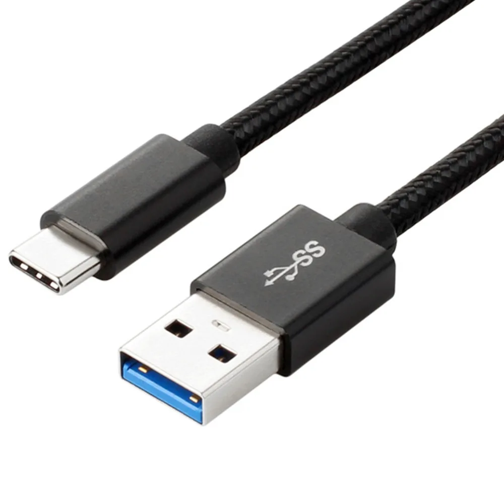 Extra Durable Nylon Braided USB 3.0 Type C Cable Data Sync & Fast Charging USB C-A Charger Cord (5Gbps 5V/3A or 9V/2A)
Extra Durable Nylon Braided USB 3.0 Type C Cable Data Sync & Fast Charging USB C-A Charger Cord (5Gbps 5V/3A or 9V/2A)