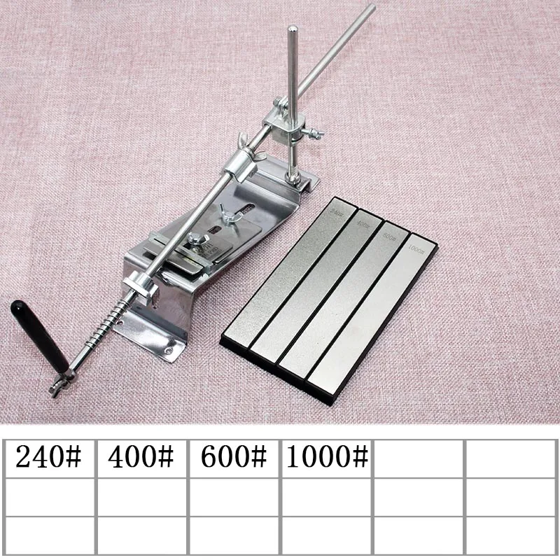 Точилка для ножей с фиксированным углом заточка 120 3000 зернистость корунд Алмазный точильный камень масляный камень хонинговые камни кухонные инструменты - Цвет: diamond set