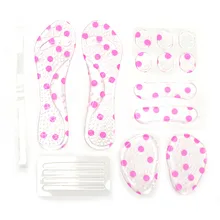 EYKOSI/6 видов/комплект, женская обувь на высоком каблуке, силиконовая стелька, прокладка для ног, набор для ухода за ступнями, новинка