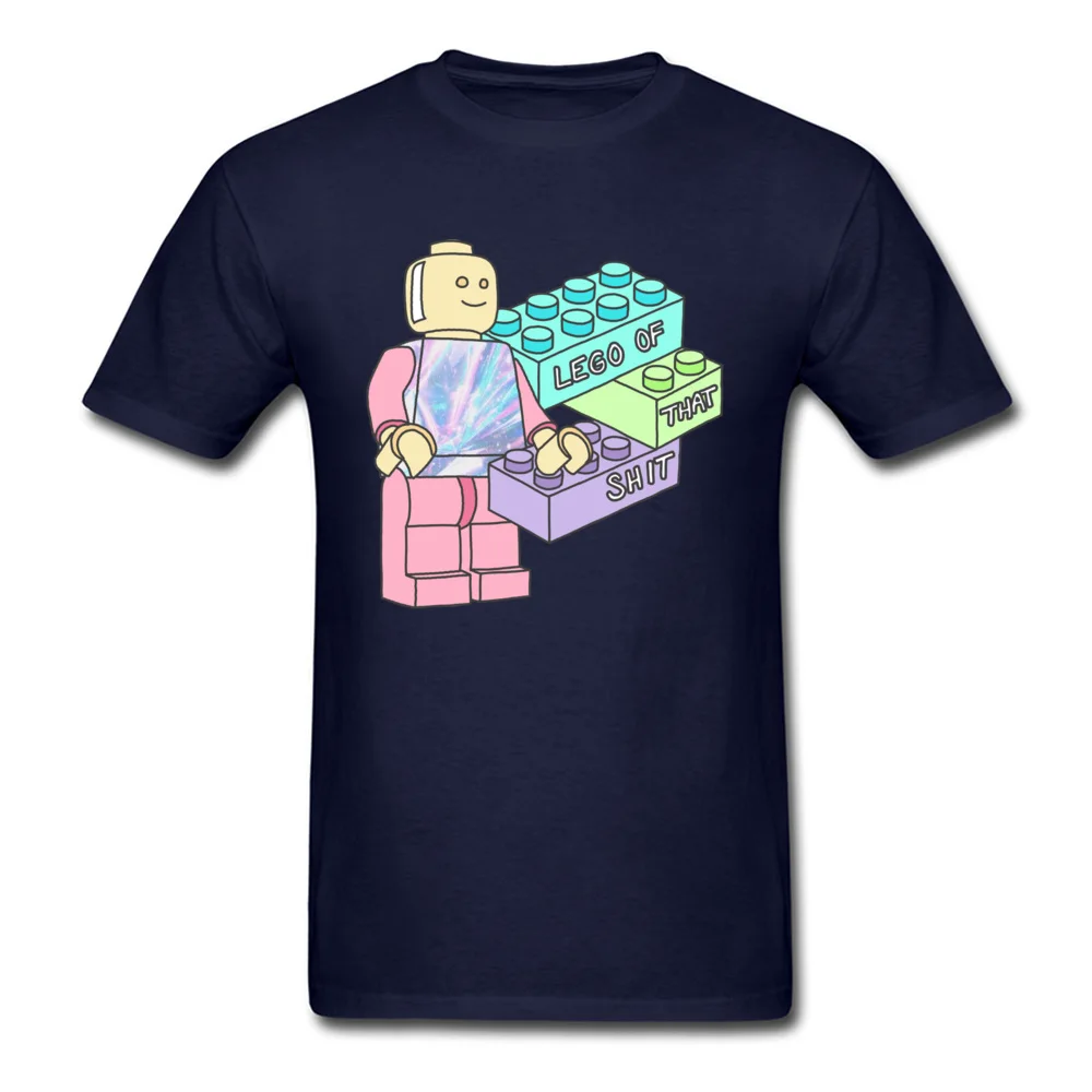 Let Go Pastel Typography Meme Designer Short Sleeve Funny Top T-shirts 100% Cotton Crew Neck Mens T Shirt Tshirts Summer/Autumn Let Go Pastel Typography Meme navy