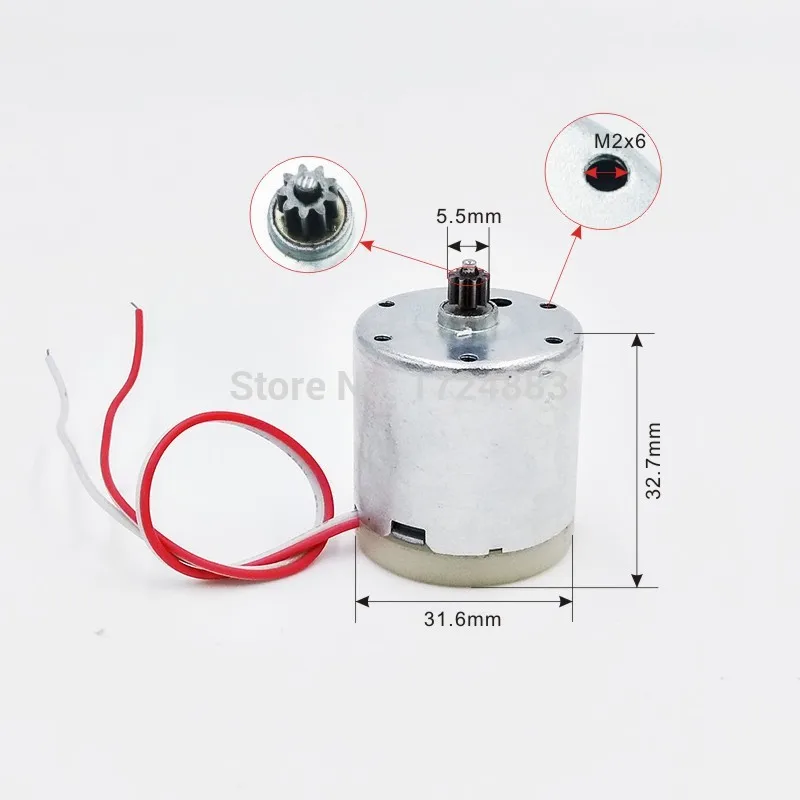 Regulador de voltaje de 12VDC motor 32ZY25 9 dientes para partes de reemplazo con línea Regulador de voltaje de 12VDC motor 32ZY25 9 dientes para partes de reemplazo con línea