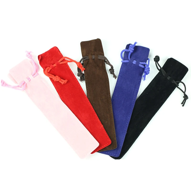 10 шт. бархатная ручка 17 5 см цветов|pen bag|pencil bagbag pen |