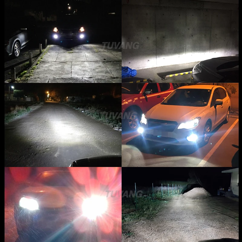 2x Автомобильные светодиодные лампы все в одном H7 H11 H1 880 H3 9005 9006 9012 H8 881 70 Вт 8000LM H4 H13