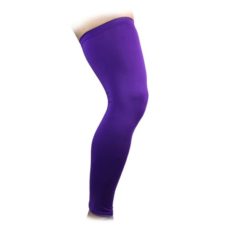 purple xl 2 шт. баскетбольные наколенники Профессиональный длинный рукав спортивный протектор Велоспорт УФ защита от солнца гетры WS99 - Цвет: purple xl