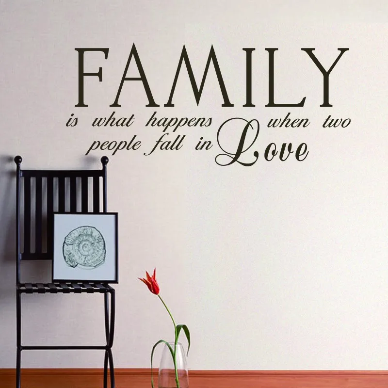 Family Is What Happens When Two People Fall Love Romantic Wedding