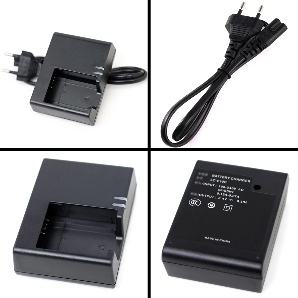 LC E10C Rechargeable Battery Charger For Canon EOS1100D E0S1200D