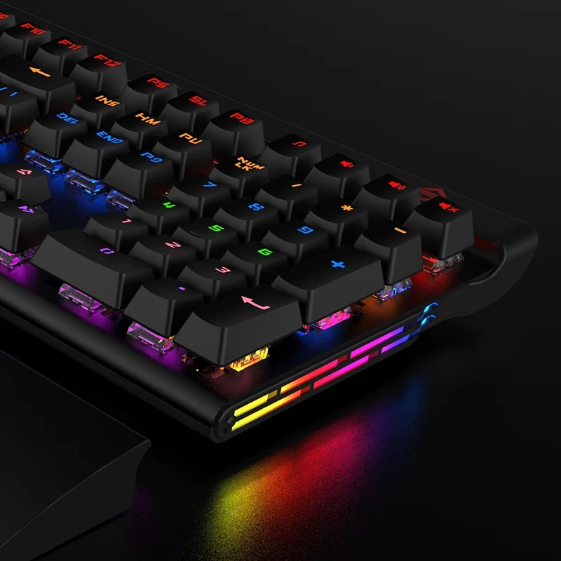 Ajazz AK500 Проводная Механическая игровая клавиатура с подсветкой USB для ноутбука