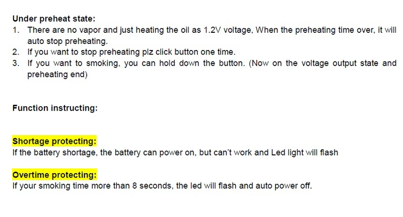 MIX 2 series bottom touch preheating battery 2