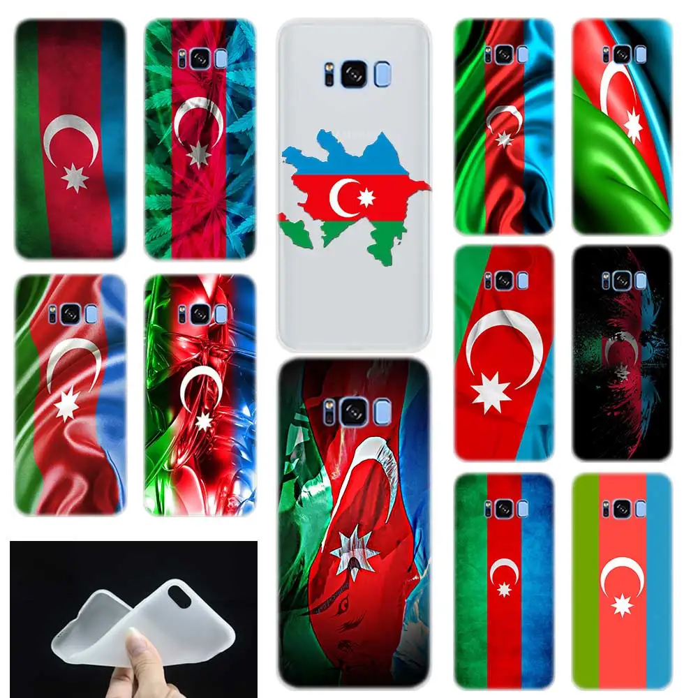 

Flag Azerbaijan custom flag Silicone Phone Back Case Cover For Samsung Galaxy S6 S7 Edge S8 S9 Plus S10 plus E Note 8 9 10 pro