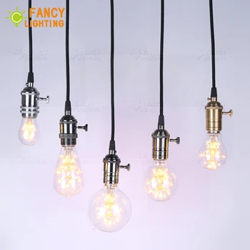 

Aluminum hanglamp 1M Cord pendant lamp for home/bedroom/living room/dining room decor nordic light fixtures E27 light socket