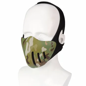 

Half Face Tactical Mask Airsoft Paintball CS Game Hunting Shooting Protective Glory Knight Cosplay Costume