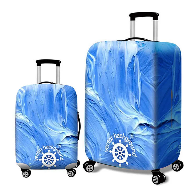 travel trolley luggage case suitcase elastic protective cover travel accessories for 18-32 inch luggage cover Dust suitcase case - Цвет: H15