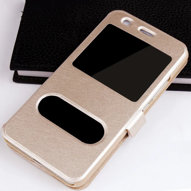 

A9 HQ Flip Leather Case with View Windows for Huawei Y 6 Y6 / Honor 4A SCL L01 L21 U21 U31 L03 SCL-L01 SCL-L21 SCL-U21 SCL-U31