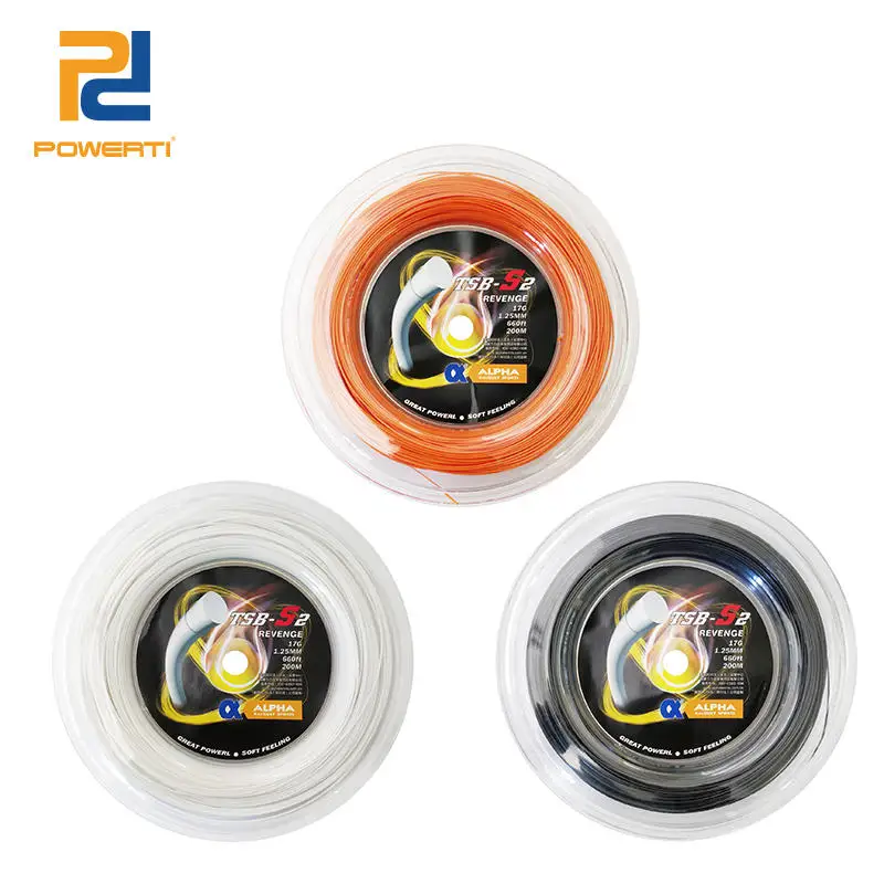 1 Reels Powerti 1.25mm Revenge Tennis String Polyester Training String