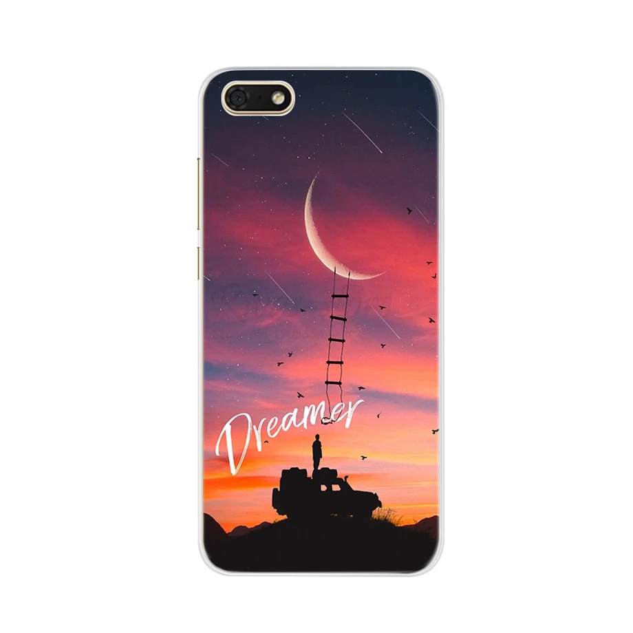 Мягкий силиконовый чехол для huawei Y5 Y5 Lite TPU милый чехол для huawei Y5 Y 5 Prime Fundas Coque Phone Capas Bumper - Цвет: Светло-фиолетовый