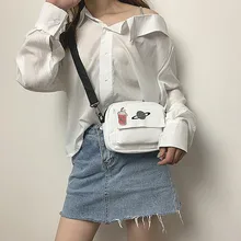 Мода, повседневная Летняя женская модная парусиновая Студенческая сумка-мессенджер на плечо, Пляжная простая сумка